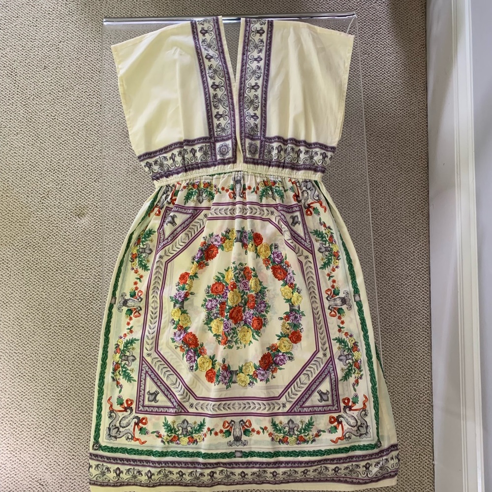 Flying tomato cotton Roman-inspired dress